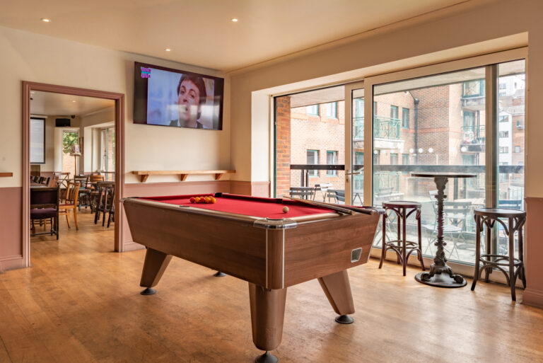 pub with pool table